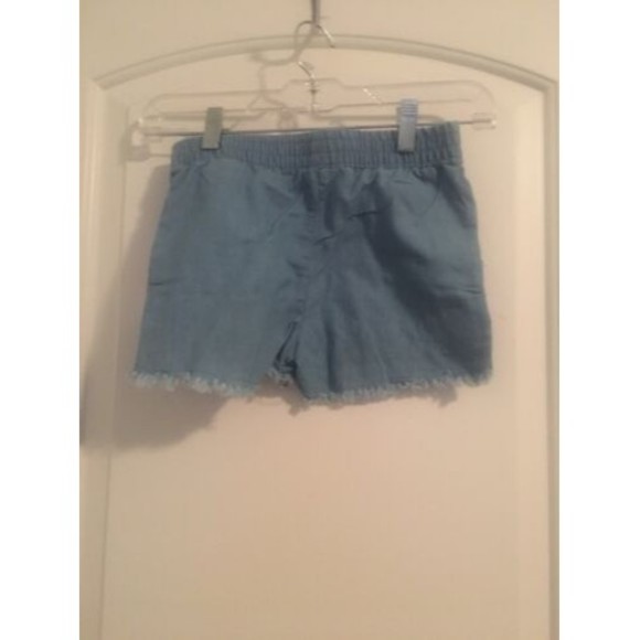 Delias Girl Graphic Lightweight Jean Shorts Blue Girls Size 5/6 - Picture 5 of 5
